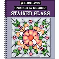 Brain Games - Sticker by Number: Stained Glass (28 Images to Sticker) Brain Games - Sticker by Number: Stained Glass (28 Images to Sticker) Spiral-bound