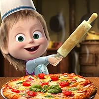 Masha and the Bear: 🍕 Pizza maker games for kids! Enjoy great cooking games and become a real chef in games for girls and boys! The pizzeria is open and ready for you to play in the kitchen! 👩‍🍳