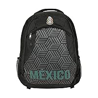 Icon Sports Fan Shop FMF Mexico National Football Team Premium Backpack, Black, OSFM