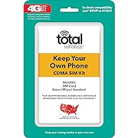 Total Wireless Keep Your Own Phone 3-in-1 Prepaid SIM Kit Total Wireless Keep Your Own Phone 3-in-1 Prepaid SIM Kit