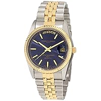 Charles-Hubert, Paris Men's 3401 Classic Collection Two-Tone Stainless Steel Watch