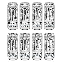 Monster Ultra Energy Drink || Zero Sugar Cans || 8 Pack (16 Fl Oz, Zero Ultra)