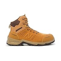 New Balance Men’s Contour Composite Toe Construction Boots, Wheat, Size 10, Water & Heat Resistant, Comfortable & Lightweight Industrial Work Boots for Men