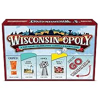 LATE FOR THE SKY - Wisconsin-opoly - Classic Board Game with a Wisconsin Twist - 2-6 Players
