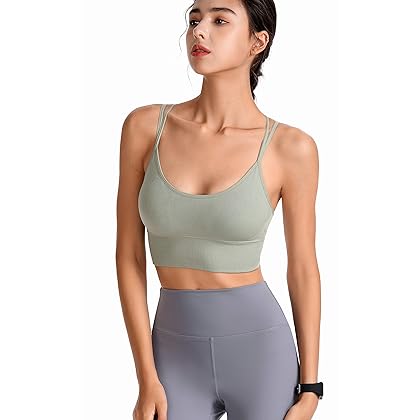 FIZILI Sports Bras for Women Activewear - Ladies Bras for Gym Yoga Running Fitness Workout