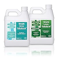 Darker Green Liquid Chelated Iron (32 Ounce) and Accelerate Non-Ionic Liquid Surfactant (32 Ounce) Bundle - Simple Lawn Solutions