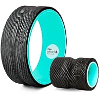 Chirp Foam Roller Wheel Bundle - Focus and Gentle Back Roller for Targeted Muscle Yoga Wheel - Satisfying, Deep Massage Stretching Equipment - PVC-Free Roller Wheels - 4