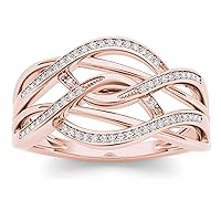 10k Gold 1/6ct TDW Diamond Fashion Ring(I-J, I2)