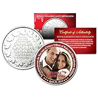 ROYAL WEDDING Prince William & Kate Royal Canadian Mint Medallion Coin