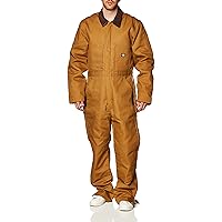 Dickies Men's Big-Tall Premium Insulated Duck Coverall, Brown Duck, Medium/Tall