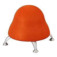 Safco Runtz Ball Chair for Kids, Anti-Burst, Exercise Ball Chair, Promotes Movement, Better Posture and Balance, Orange