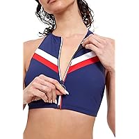 Gottex Women's Standard Olympic Dream Multi High Neck V-Back Bikini Top