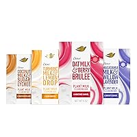 Dove Plant Milk Cleansing Bar Soap Variety Pack 4 for Moisturized Skin, with Gentle Cleansers, Sulfate Cleansers, or Parabens + 98% Biodegradable Formula, 5 oz