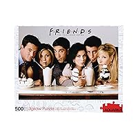 Friends Milkshake Puzzle (500 Piece Jigsaw Puzzle) - Glare Free - Precision Fit - Officially Licensed Friends TV Show Merchandise & Collectibles - 14 x 19 Inches