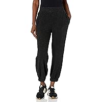 VELVET BY GRAHAM & SPENCER Women's Brookie Sherpa Jogger Pant, Charcoal, Small