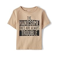 The Children's Place baby boys Handsome Trouble Short Sleeve Graphic T shirt