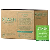 Stash Tea Premium Green Tea, Box of 100 Tea Bags