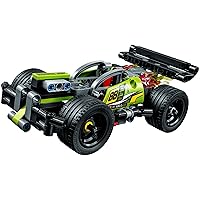 LEGO 42072 Technic Whack Racing Car Toy with Powerful Pull-Back Motor, High-Speed Action Vehicles Building Set