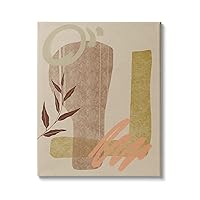 Stupell Industries Abstract Shapes and Scribbles Brown Tone Desert Plant, Designed by Nicholas Holman Canvas Wall Art, 16 x 20