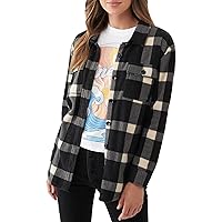 O'NEILL Women's Superfleece Shirt Jacket - Comfortable And Casual Shacket For Women