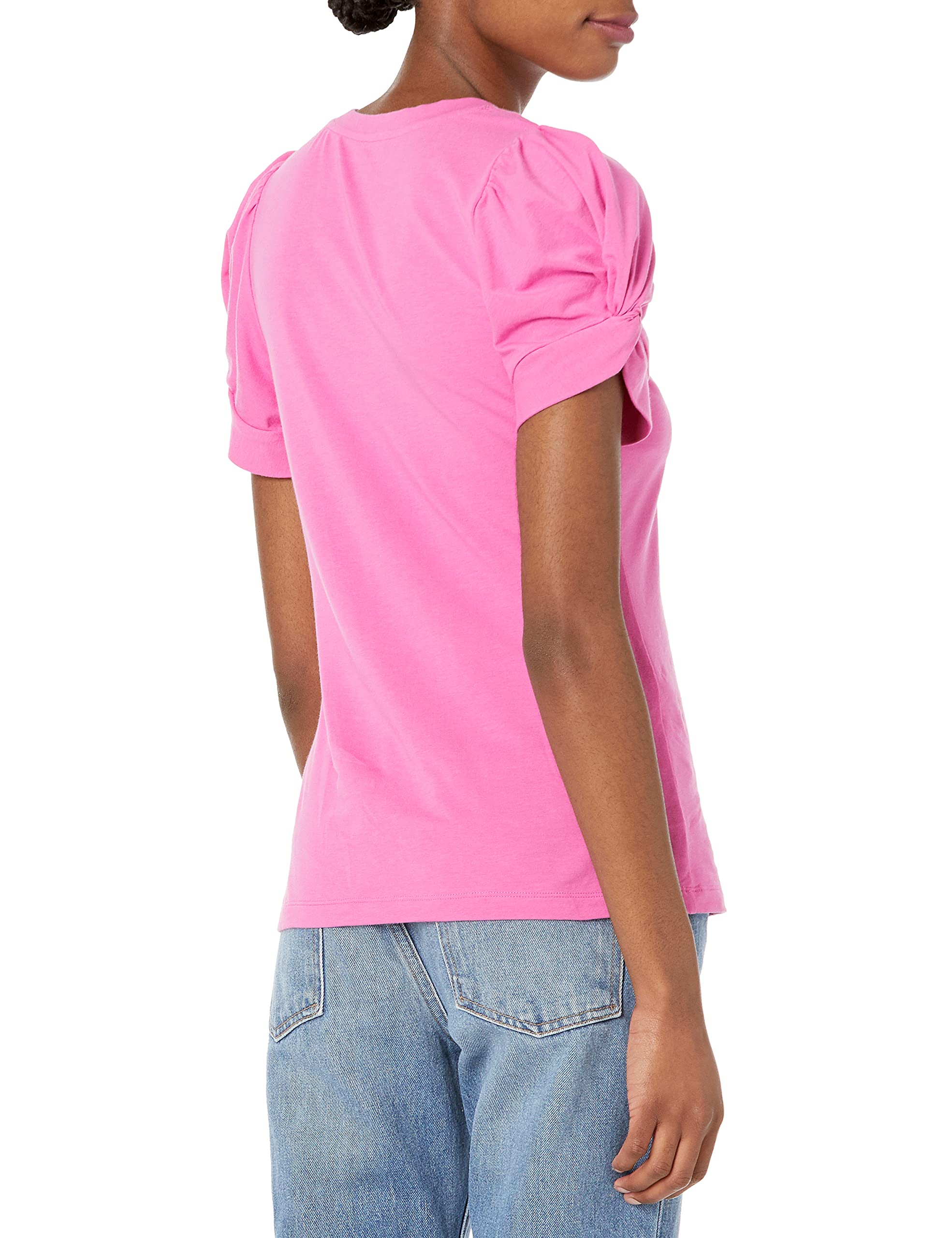Amazon Essentials Women's Classic-Fit Twist Sleeve Crewneck T-Shirt