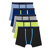 Fruit of the Loom Boys Breathable Boxer Briefs (5 Pack)