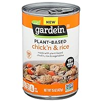 Gardein Plant-Based Chick'n & Rice Soup, Vegan, 15 oz.