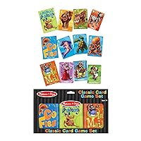 Melissa & Doug Classic Card Games Set - Old Maid, Go Fish, Rummy - FSC Certified