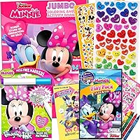 Disney Minnie Mouse Coloring and Activity Book Bundle with Imagine Ink Coloring Book, Play Pack, Stickers and More