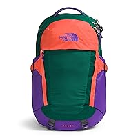 THE NORTH FACE Recon Everyday Laptop Backpack, TNF Green/TNF Purple/Radiant Orange, One Size