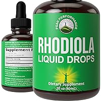 Rhodiola Rosea Liquid Drops Supplement For Better Absorption. Vegan, Zero Sugar, Alcohol Free, Gluten Free. For Women And Men. Rhodiola Rosea Root Extract Tincture To Restore Energy From Fatigue.