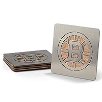 YouTheFan NHL Boasters Stainless Steel Drink Coasters