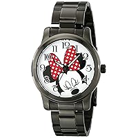 Disney Unisex W001843 Minnie Mouse Analog Display Analog Quartz Black Watch