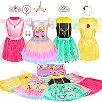 Princess Dress Up Costume for Little Girls