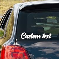 Design Your Own Custom Vinyl Lettering Decal Sticker - 20 Fonts & 20 Colors - Car, Business, Boat, Truck, Door, Trailer, Windshield - Personalized Stickers, Names, Numbers, Window Decals & More
