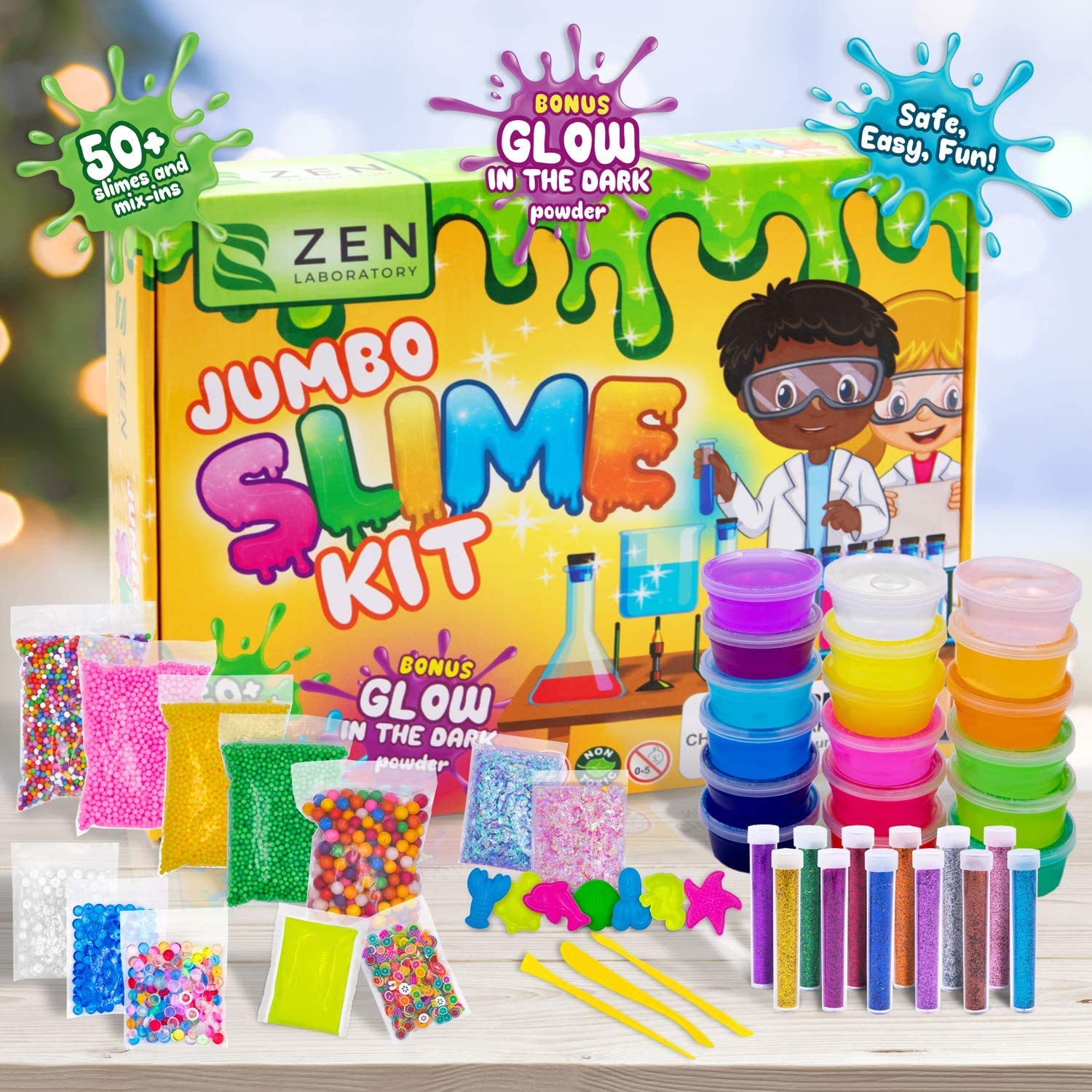 Ultimate Slime Kit for Girls 10-12 for Kids | Perfect Toys for Girls 7-12 Years Old | Complete DIY Slime Making Kit | Slime for Kids and Boys | Christmas Party Favors