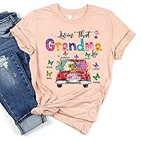 Personalized Grandma Shirt, Mom Mimi Sweatshirt Kids Name T-Shirt Gift, for Nana from Grandkids