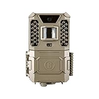 Bushnell Prime Low Glow Trail Camera - 24MP Image Quality, 1080p HD Video, Advanced Sensor Technology for Clear Nighttime Captures, Brown