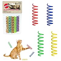 Ethical Thin Colorful Springs Cat Toy, 10-Pack, Medium Breeds