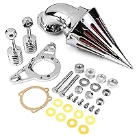 HTTMT MT226-BK Black Air Cleaner Kits Compatible with Harley Low Rider Touring Road King Electra Softail 