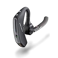 Plantronics - Voyager 5200 (Poly) - Bluetooth Over-the-Ear (Monaural) Headset - Compatible to connect to Cell Phones - Noise Canceling