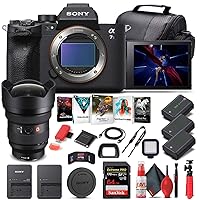 Sony Alpha a7S III Mirrorless Digital Camera (Body Only) ILCE7SM3/B + Sony FE 12-24mm Lens + 64GB Memory Card + 2 x NP-FZ-100 Battery + Corel Photo Software + Case + External Charger + More (Renewed)