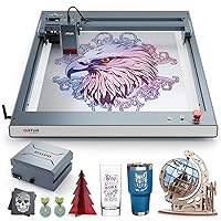 Ortur OLM3 LU3-20A Laser Engraver with 50L Laser air Assist, 20W Output Laser Cutter DIY Laser Engraver Machine, 20000mm/min Engraving Speed and App Control Laser Engraver for Wood and Metal, Acrylic