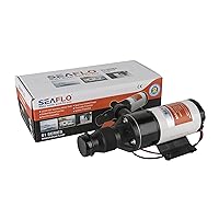 SEAFLO 12v Macerator Water Pump with Anti Clog Feature! 45 LPM 12 GPM RV Marine Boat Waste DC Toilet