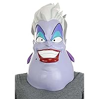 elope Disney The Little Mermaid Ursula Costume Latex Mask for Adults and Teens Standard