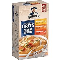 Instant Grits, Cheese Lovers Variety Pack, 0.98oz Packets (10 Pack)