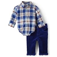 Gymboree baby-boys And Newborn 2 Piece Special Occasion Outfit, Top and Pant Set
