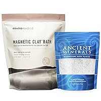 Enviromedica Magnetic Clay - Ancient Minerals Magnesium Bath Flakes - Natural Detox - High-Absorption Efficiency for Relaxation, Wellness & Muscle Relief