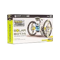 Elenco Teach Tech SolarBot.14 Solar Robot Kit, 250 Pieces, Blue/Yellow (EE-TTG615)