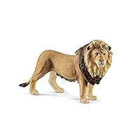 Schleich Wild Life Realistic King of The Jungle Lion Toy Figurine - Highly Durable Realistic Wild African Lion Action Figure Toy, Education and Fun for Boys and Girls, Gift for Kids Ages 3+